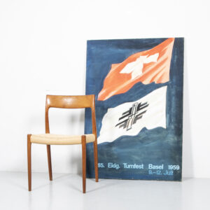 Handgemaltes Plakat Turnfest Basel Besonderheiten