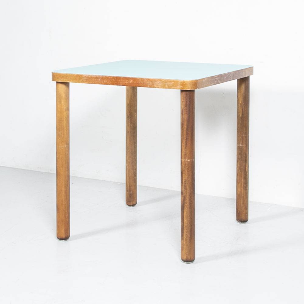 Bistrotisch mit Linoleum Esstisch Bistrotisch mit Linoleum Esstisch