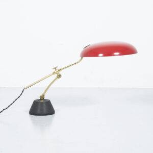 Rote Tischlampe BAG Turgi Nachttischlampe