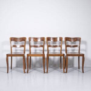 4er Set Nussbaumstuhl Holzstuhl 4er Set Nussbaumstuhl Holzstuhl