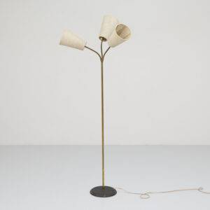 50er Jahre Stehlampe Schwanenhals Stehlampe