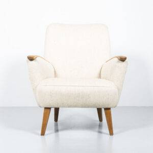 60er Polstersessel Beige Sessel