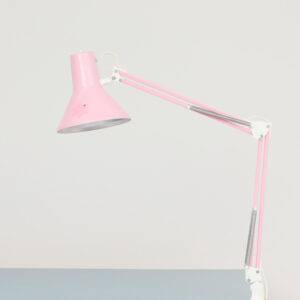 Architektenlampe rosa Schreibtischlampe