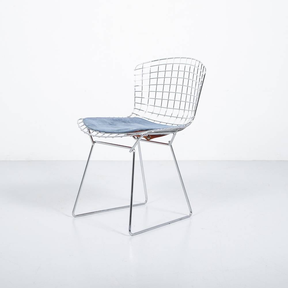 4er Set Bertoia Sidechair Chrom Designerstuhl 4er Set Bertoia Sidechair Chrom Designerstuhl