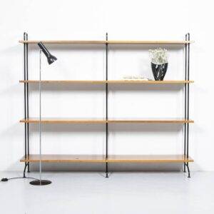 Bücherregal aus Nussbaum Standregal