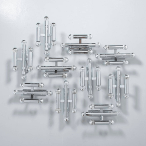 Chromstahl Wandlampe aus den 60er Wandlampe Chromstahl Wandlampe aus den 60er Wandlampe
