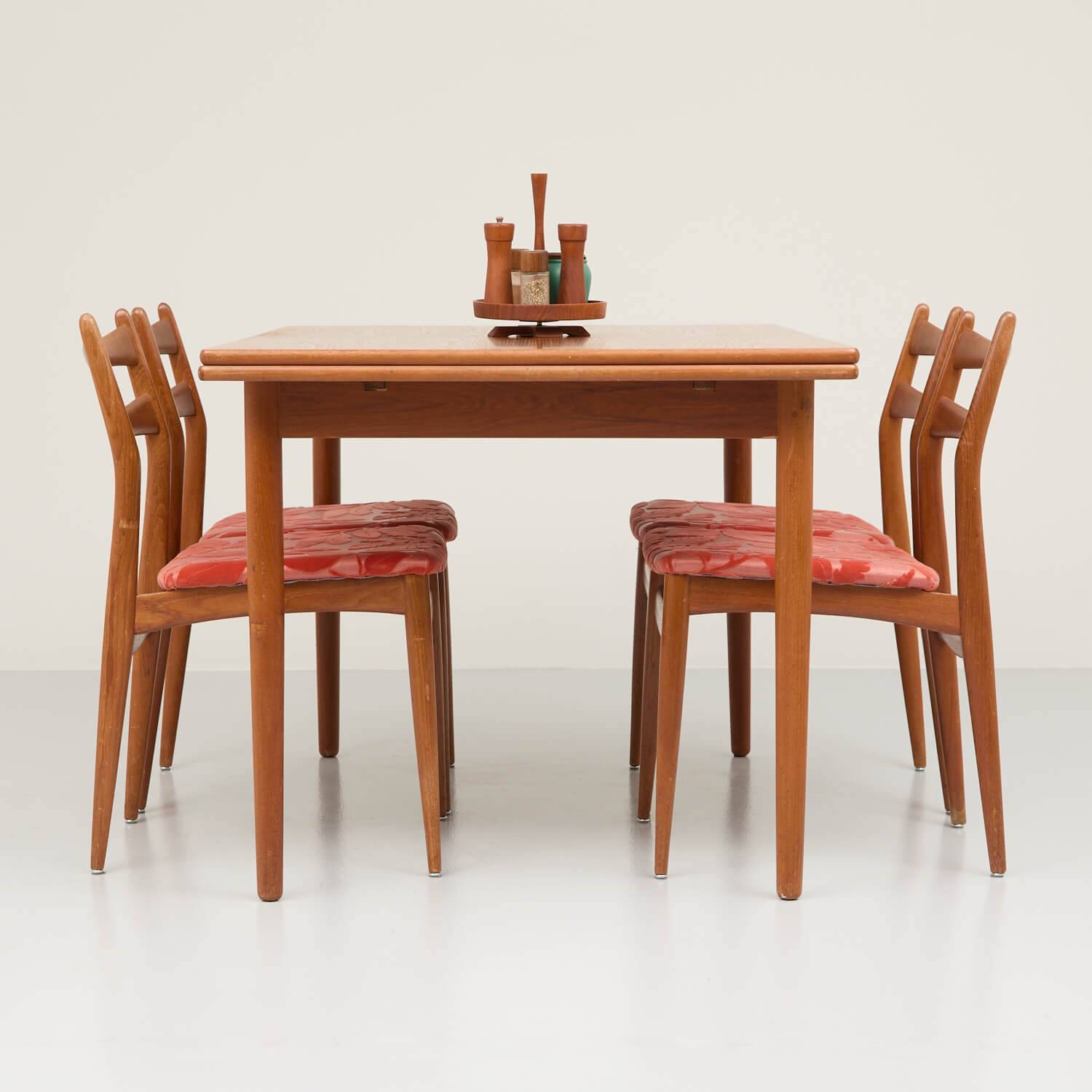 Dänischer Teakholz Auszugstisch Esstisch Dänischer Teakholz Auszugstisch Esstisch