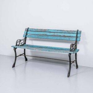 Gartenbank mit Gusseisenfuss Gartenbank