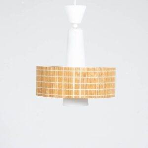 Hängelampe mit Holzschirm Deckenlampe