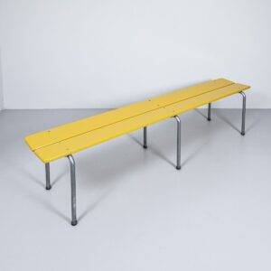 Holzbank aus Buche, lackiert in Farbe nach Wahl Sitzbank