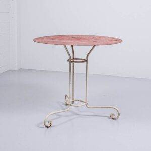 Jugendstil Gartentisch rund Gartentisch