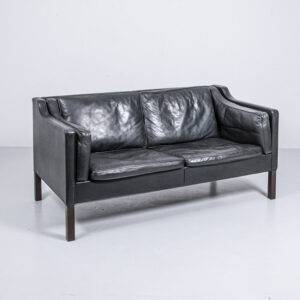 Ledersofa Modell 2212 von Børge Mogensen Sofa