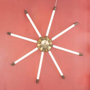 Sternlampe 1950er auf LED umgerüstet Deckenlampe