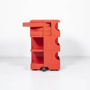 Roter Boby Trolley, Joe Colombo Servierwagen Roter Boby Trolley, Joe Colombo Servierwagen
