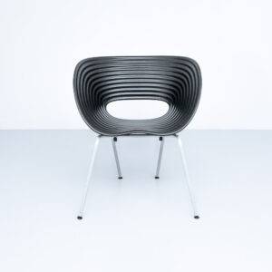 Schwarzer Tom Vac Stuhl von Vitra Designerstuhl