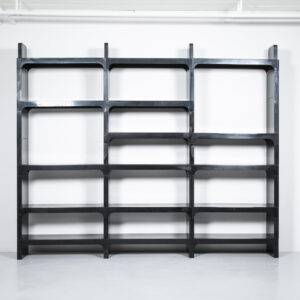 Schwarzes Modulregal von Kartell Standregal
