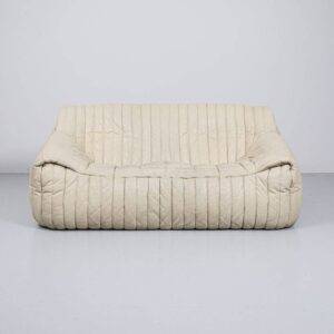 Sandra Ledersofa von Annie Hiéronimus für Ligne Roset Sofa