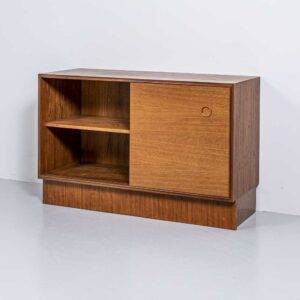 Teak Sideboard mit einer Schiebetür Sideboard