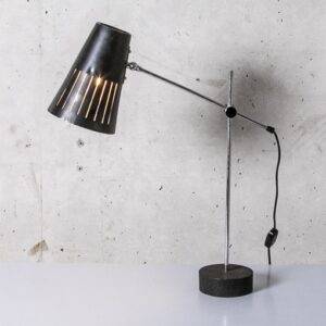 Schwarze Zylinder Tischlampe Nachttischlampe