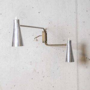 Wandlampe von 1960 mit Schwenkarm Wandlampe