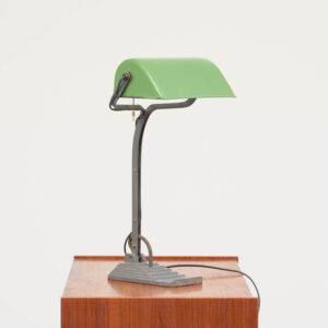 Banker Lampe 30er Jahre Schreibtischlampe